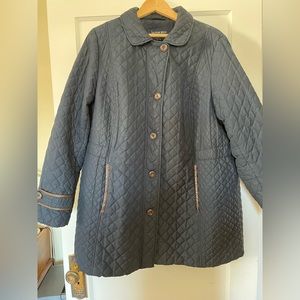 Classic quilted coat perfect for fall/winter. Plus size equestrian